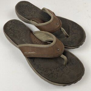 Columbia Kambi Land Sandal Women’s 8 Techlite Omni-Grip Flip Flop Thong Sport